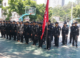 得安非常的配合我們，保安服務(wù)質(zhì)量也非常的好！