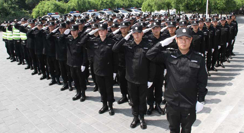 廣東得安廣州分公司輔警隊伍